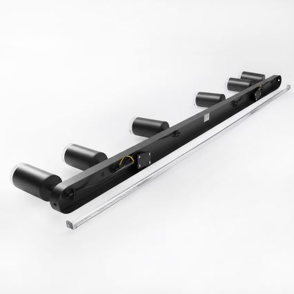 Brilagi - Kúpeľňové bodové svietidlo SELE 6xGU10/30W/230V IP44 čierna
