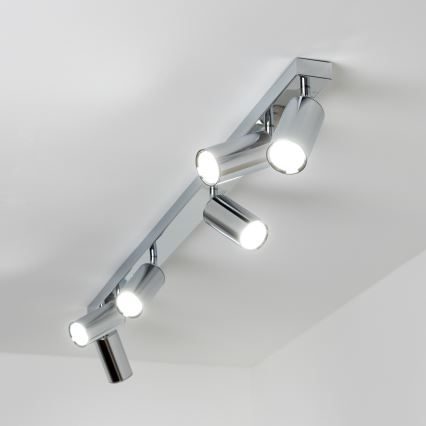 Brilagi - Kúpeľňové bodové svietidlo SELE 6xGU10/30W/230V IP44 lesklý chróm