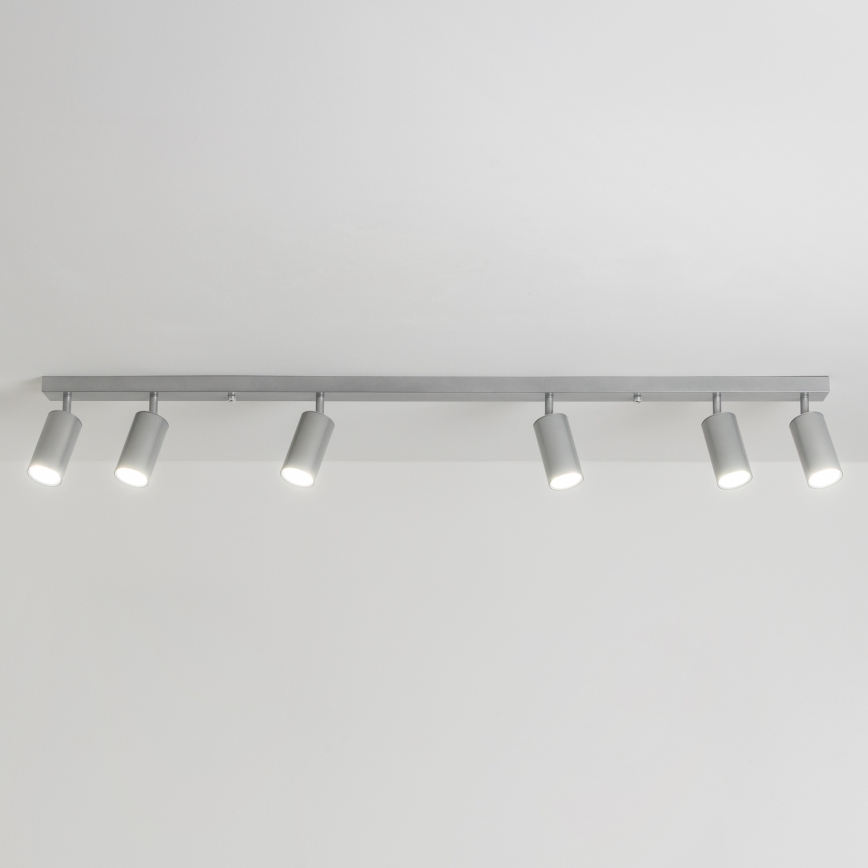 Brilagi - Kúpeľňové bodové svietidlo SELE 6xGU10/30W/230V IP44 strieborná
