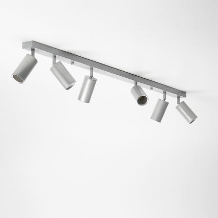 Brilagi - Kúpeľňové bodové svietidlo SELE 6xGU10/30W/230V IP44 strieborná