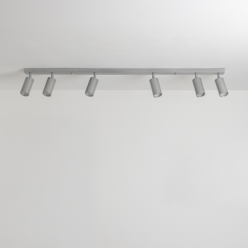 Brilagi - Kúpeľňové bodové svietidlo SELE 6xGU10/30W/230V IP44 strieborná