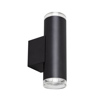 Brilagi - Kúpeľňové nástenné bodové svietidlo SELE AQUA 2xGU10/30W/230V IP44 čierna