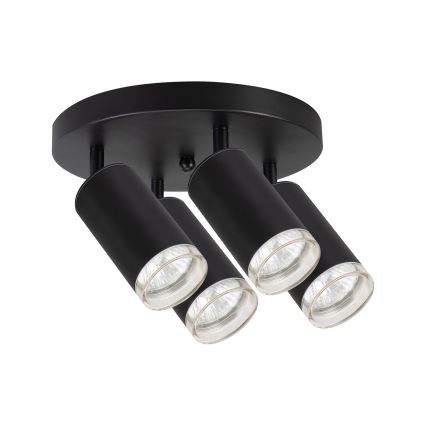 Brilagi - Kúpeľňové bodové svietidlo SELE AQUA 4xGU10/30W/230V IP44 čierna