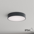 BRILAGI - Kúpeľňové stropné svietidlo CLARE 3xE27/24W/230V pr. 40 cm antracit IP54