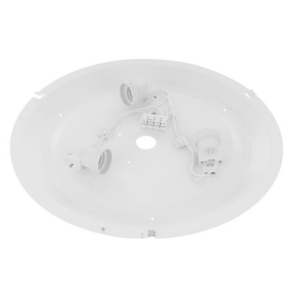 Brilagi - Kúpeľňové stropné svietidlo CLARE 3xE27/24W/230V pr. 40 cm IP54 šedá