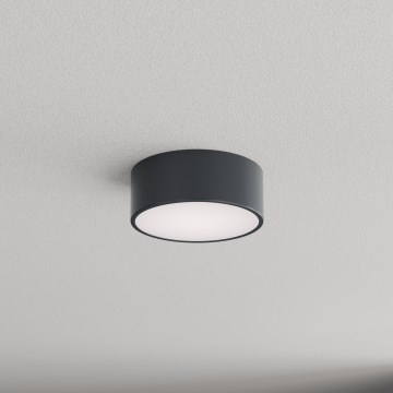 Brilagi - Kúpeľňové stropné svietidlo CLARE so snímačom pohybu aj súmraku, 1×E27/24W/230V, Ø 20 cm, antracit, IP54