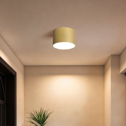 BRILAGI - Kúpeľňové stropné svietidlo FORIS LED/9W/230V pr. 9 cm zlaté IP44 CRI 90