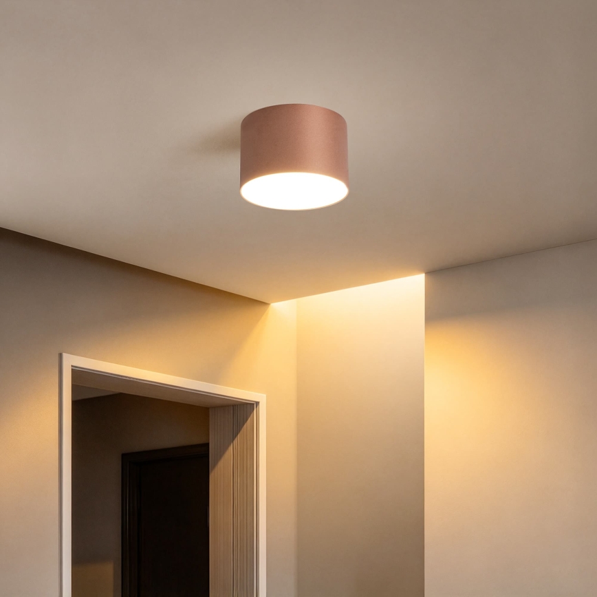 BRILAGI - Kúpeľňové stropné svietidlo FORIS LED/9W/230V pr. 9 cm bronzové IP44 CRI 90