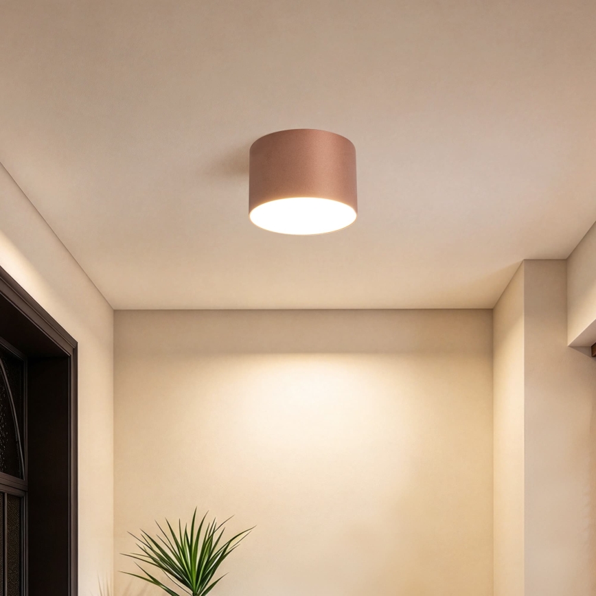 BRILAGI - Kúpeľňové stropné svietidlo FORIS LED/9W/230V pr. 9 cm bronzové IP44 CRI 90