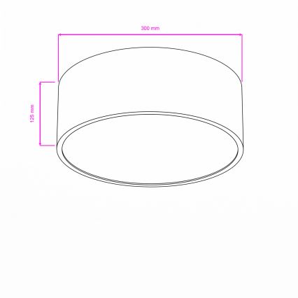 Brilagi - Kúpeľňové stropné svietidlo POOL 2xE27/15W/230V priemer 30 cm IP54 béžová