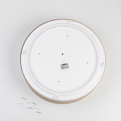 BRILAGI - Kúpeľňové stropné svietidlo POOL 4xE27/15W/230V pr. 50 cm IP54 béžové
