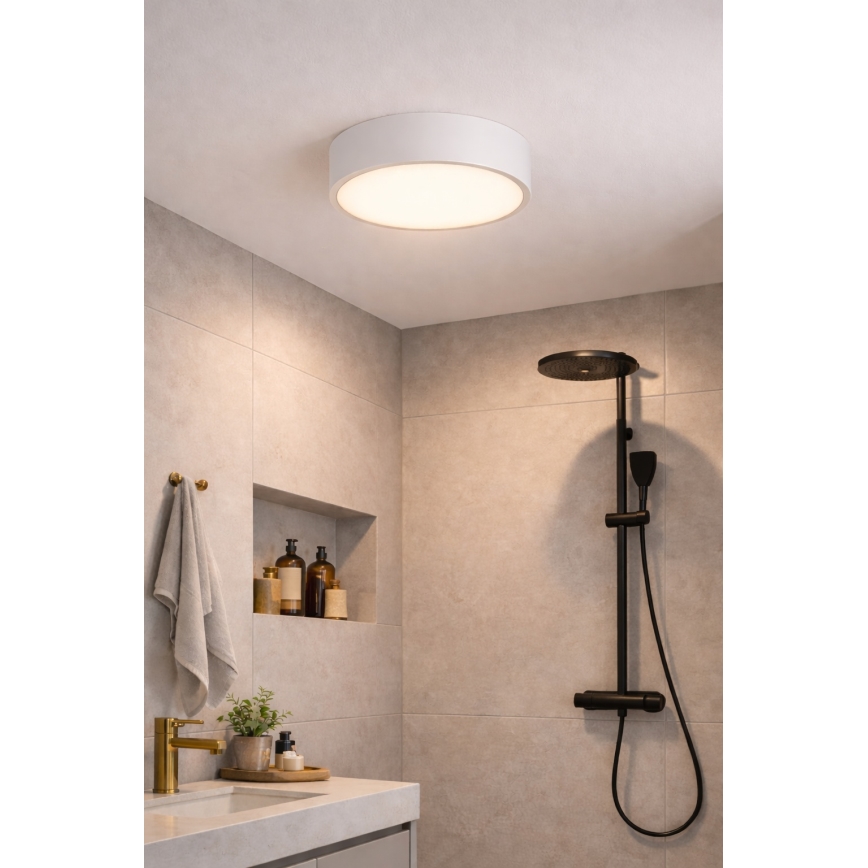 Brilagi - Kúpeľňové stropné svietidlo POOL 4xE27/15W/230V pr. 50 cm IP54 biela