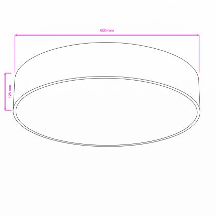 Brilagi - Kúpeľňové stropné svietidlo POOL 5xE27/15W/230V pr. 60 cm IP54 biela