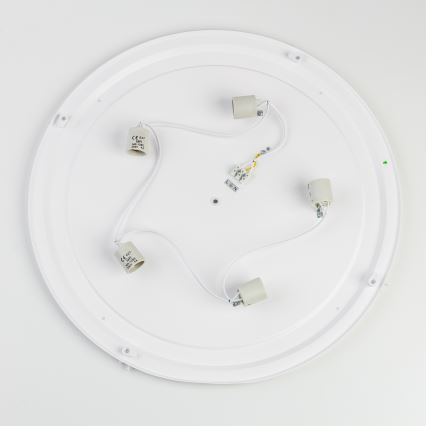 Brilagi - Kúpeľňové stropné svietidlo POOL 5xE27/15W/230V priemer 60 cm IP54 čierna