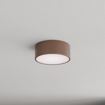 Brilagi - Kúpeľňové stropné svietidlo s pohybovým a súmrakovým senzorom CLARE 1xE27/24W/230V pr. 20 cm hnedá IP54