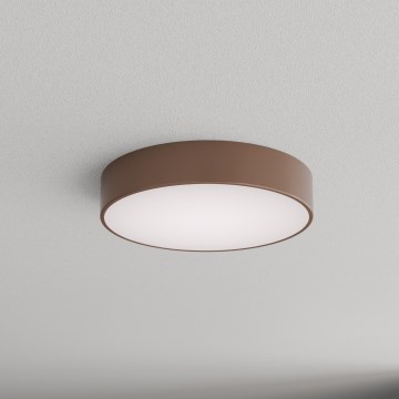 Brilagi - Kúpeľňové stropné svietidlo s pohybovým a súmrakovým senzorom CLARE 3xE27/24W/230V pr. 40 cm hnedá IP54