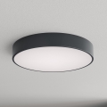 Brilagi - Kúpeľňové stropné svietidlo s pohybovým a súmrakovým senzorom CLARE 4xE27/24W/230V pr. 50 cm antracit IP54