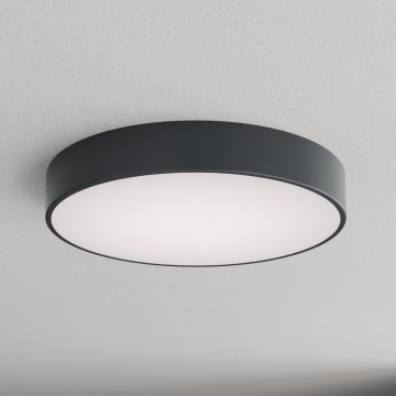 Brilagi - Kúpeľňové stropné svietidlo s pohybovým a súmrakovým senzorom CLARE 4xE27/24W/230V pr. 50 cm antracit IP54