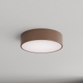 Brilagi - Kúpeľňové stropné svietidlo so senzorom pohybu a súmraku CLARE 2xE27/24W/230V, priemer 30 cm, hnedé, IP54