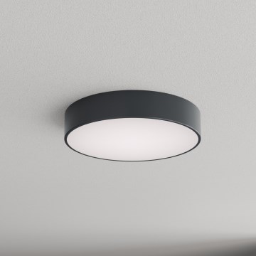 Brilagi - Kúpeľňové stropné svietidlo so senzorom pohybu a súmraku CLARE 3xE27/24W/230V pr. 40 cm antracit IP54