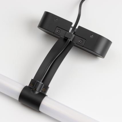 Brilagi - LED kúpeľňové osvetlenie zrkadla 2v1 TUBEO LED/8W/230V 60 cm IP44 čierna