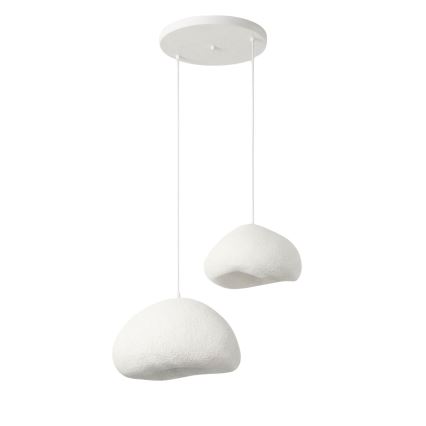 Brilagi - Lanový luster WABI SABI 2xE27/40W/230V priemer 70 cm biely