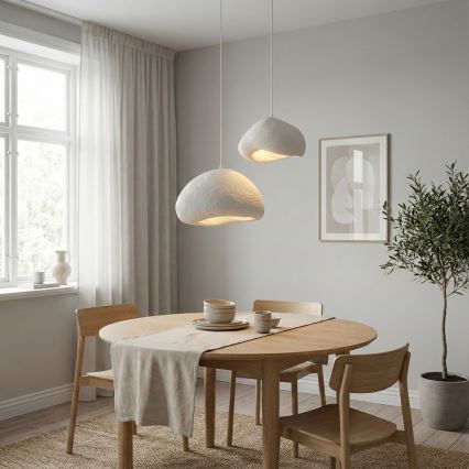 Brilagi - Lanový luster WABI SABI 2xE27/40W/230V priemer 70 cm biely