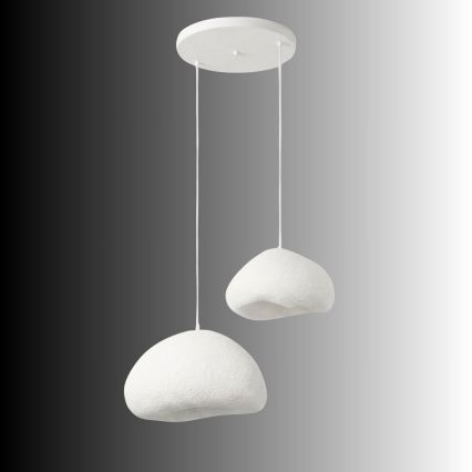 Brilagi - Lanový luster WABI SABI 2xE27/40W/230V priemer 70 cm biely