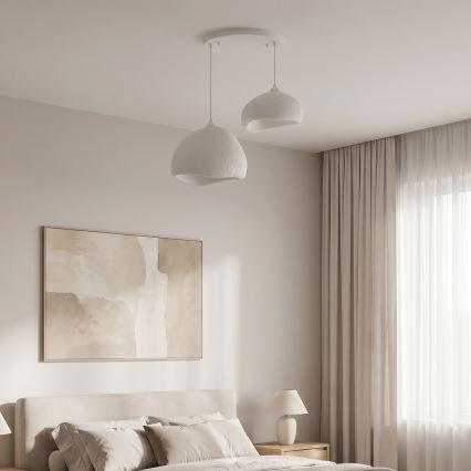 Brilagi - Lanový luster WABI SABI 2xE27/40W/230V priemer 70 cm biely