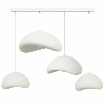 Brilagi - Lanový luster WABI SABI 4xE27/40W/230V biely