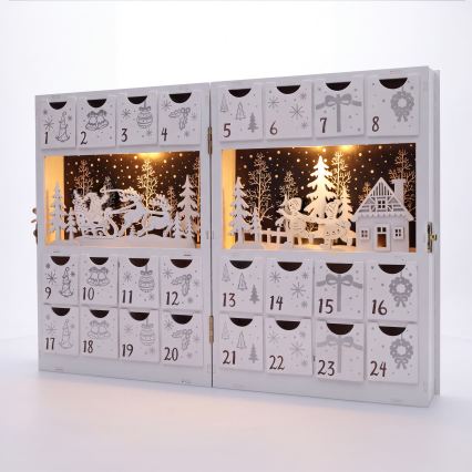 BRILAGI - LED Adventný kalendár LED/2xAA