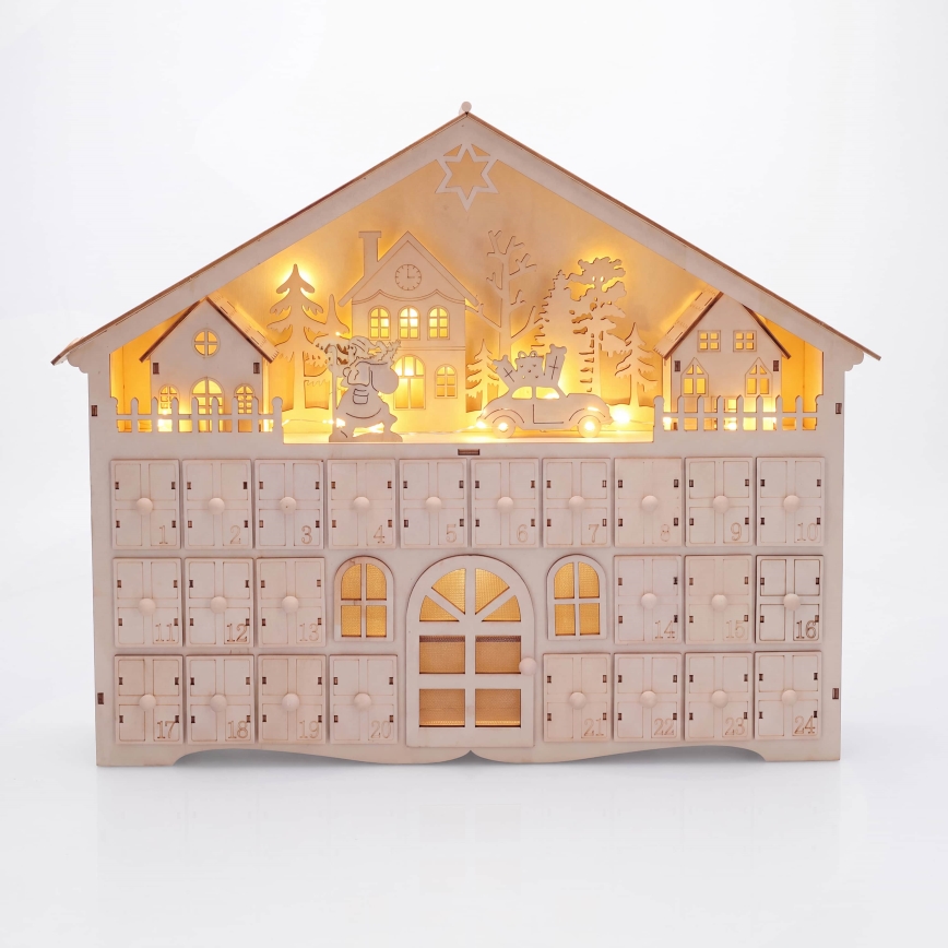 BRILAGI - LED Adventný kalendár LED/2xAA