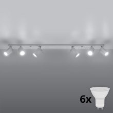 Brilagi -  LED Bodové svietidlo ASMUS 6xGU10/7W/230V biela