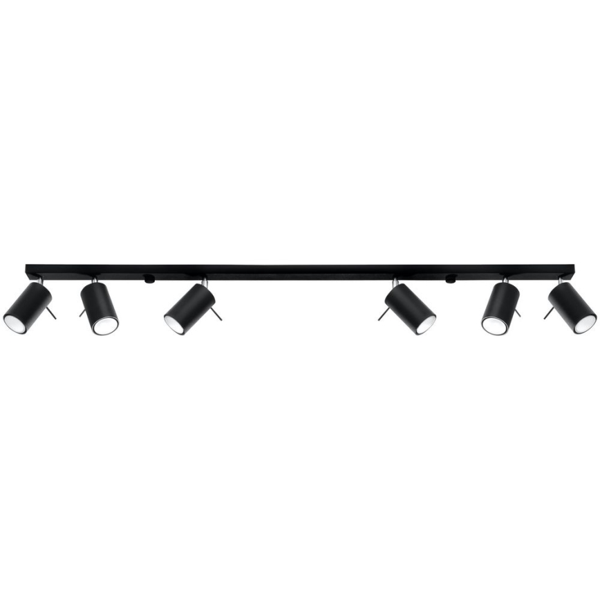 Brilagi -  LED Bodové svietidlo ASMUS 6xGU10/7W/230V čierna