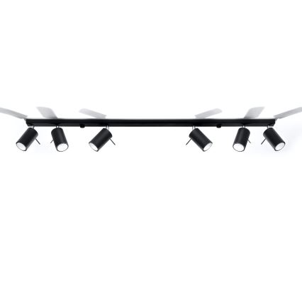 Brilagi -  LED Bodové svietidlo ASMUS 6xGU10/7W/230V čierna