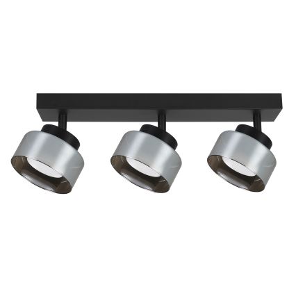 Brilagi - LED Bodové svietidlo AURA LUX 3xGX53/30W/230V čierna/dymová