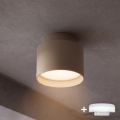 BRILAGI - LED bodové svietidlo BACKLIT 1xGX53/15W/230V + LED/3W pr. 8 cm béžové