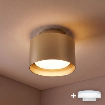 BRILAGI - LED bodové svietidlo BACKLIT 1xGX53/15W/230V + LED/3W priemer 10 cm zlatá