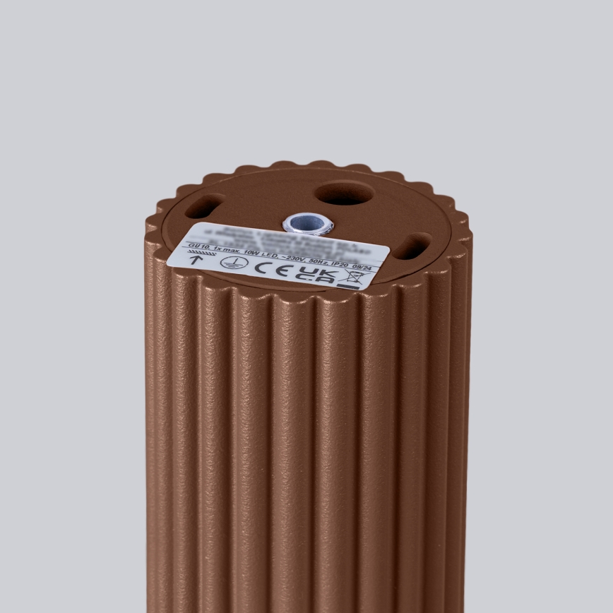 Brilagi - LED bodové svietidlo CRESTO 1xGU10/10W/230V 10 cm hnedá