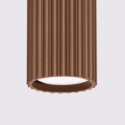 Brilagi - LED bodové svietidlo CRESTO 1xGU10/10W/230V 10 cm hnedá