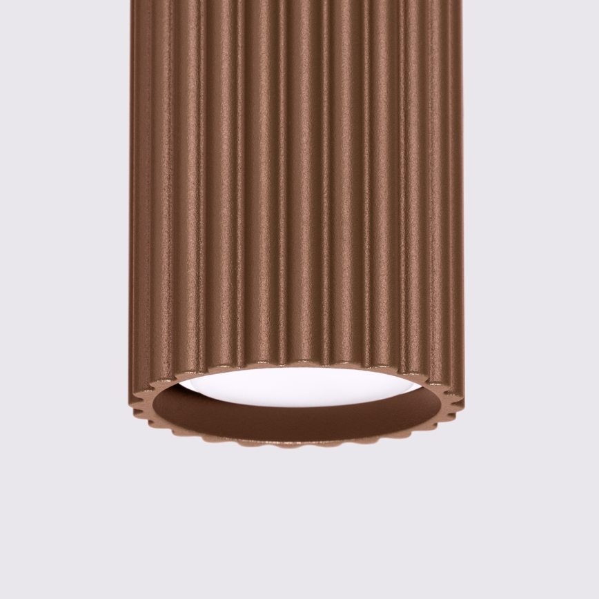 Brilagi - LED bodové svietidlo CRESTO 1xGU10/10W/230V 10 cm hnedá