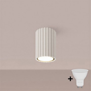 Brilagi - LED bodové svietidlo CRESTO 1xGU10/10W/230V 10 cm krémové