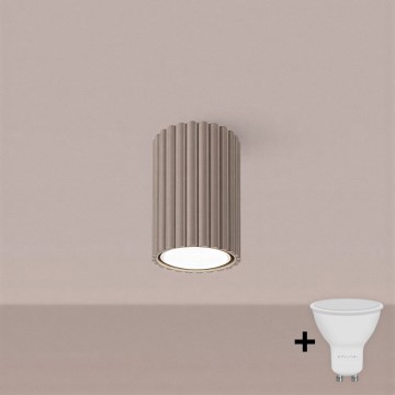 Brilagi - LED bodové svietidlo CRESTO 1xGU10/10W/230V 10 cm taupe