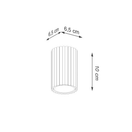 Brilagi - LED bodové svietidlo CRESTO 1xGU10/10W/230V 10 cm tyrkysové