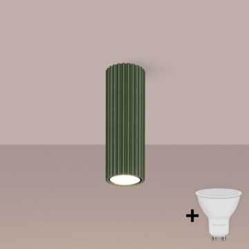 Brilagi - LED bodové svietidlo CRESTO 1xGU10/10W/230V 20 cm zelené