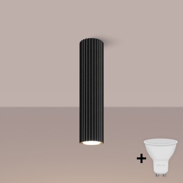 Brilagi - LED bodové svietidlo CRESTO 1xGU10/10W/230V 30 cm čierne