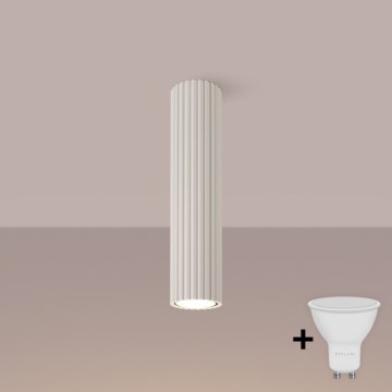 Brilagi - LED bodové svietidlo CRESTO 1xGU10/10W/230V 30 cm krémová