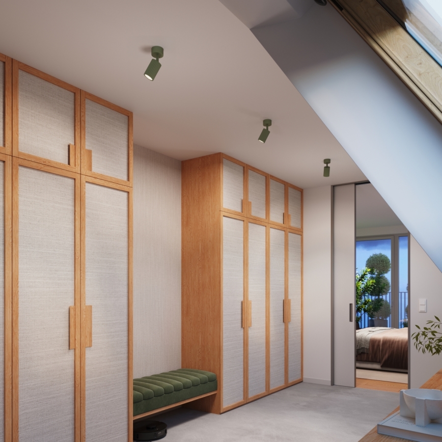 Brilagi - LED bodové svietidlo CRESTO 1xGU10/10W/230V zelené