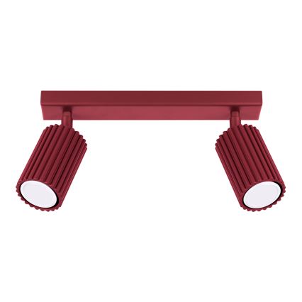 Brilagi - LED bodové svietidlo CRESTO 2xGU10/10W/230V burgundové