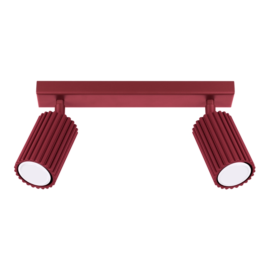 Brilagi - LED bodové svietidlo CRESTO 2xGU10/10W/230V burgundové